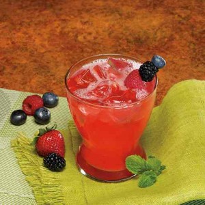 Fruity Mixed Berry Drink with Fiber