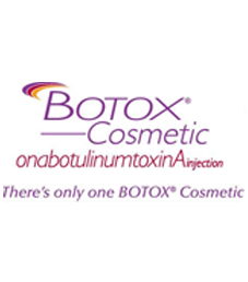 Botox logo and treatment area information at nuyou weightloss and wellness of onalaska